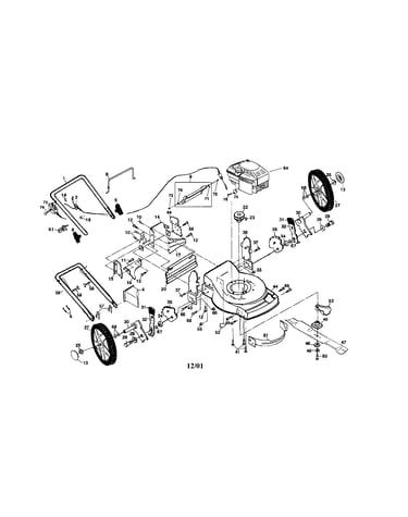 Rotary lawn mower