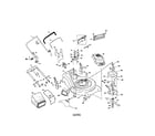 Craftsman 917377811 rotary lawn mower diagram