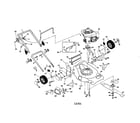 Craftsman 917378212 rotary lawn mower diagram