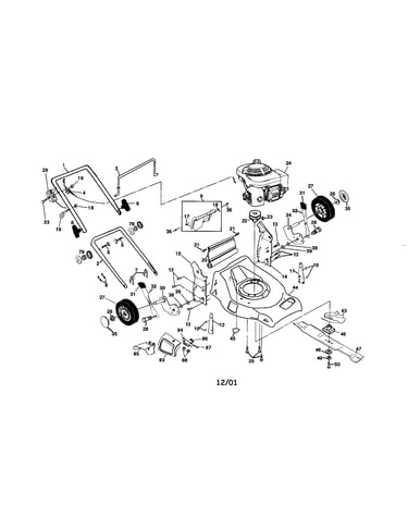 Rotary lawn mower