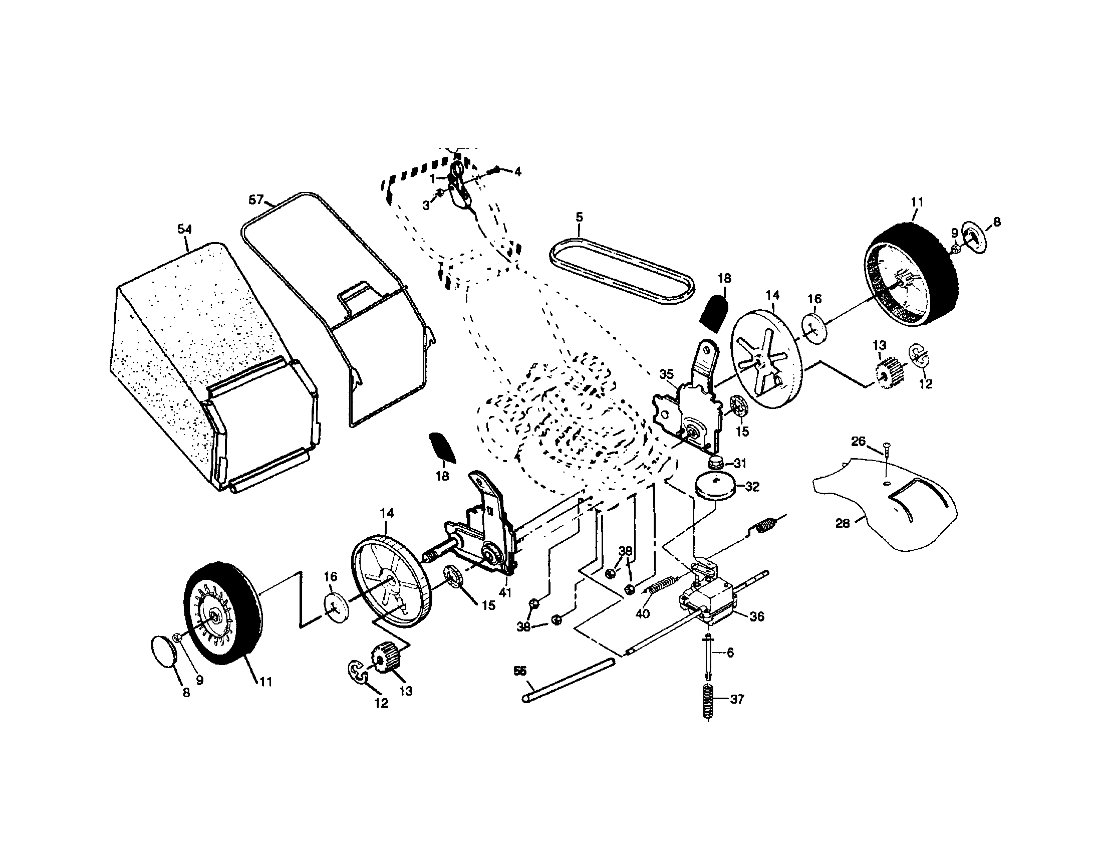 Bag/wheels/tires