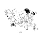 Craftsman 917378412 rotary lawn mower diagram