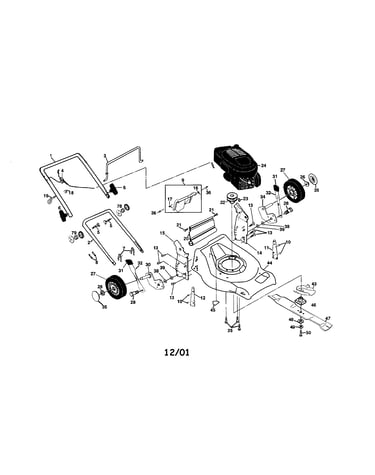 Rotary lawn mower