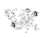 Craftsman 917378841 rotary lawn mower diagram