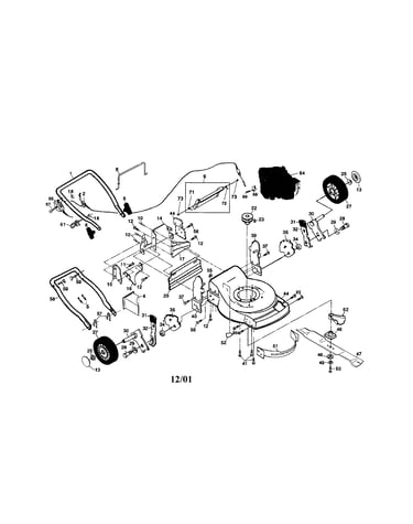 Rotary lawn mower