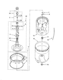 Agitator, basket and tub