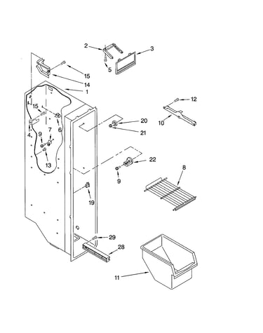 Freezer liner