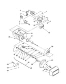 Motor and ice container