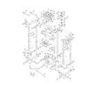 Weider WEBE19710 frame assembly diagram