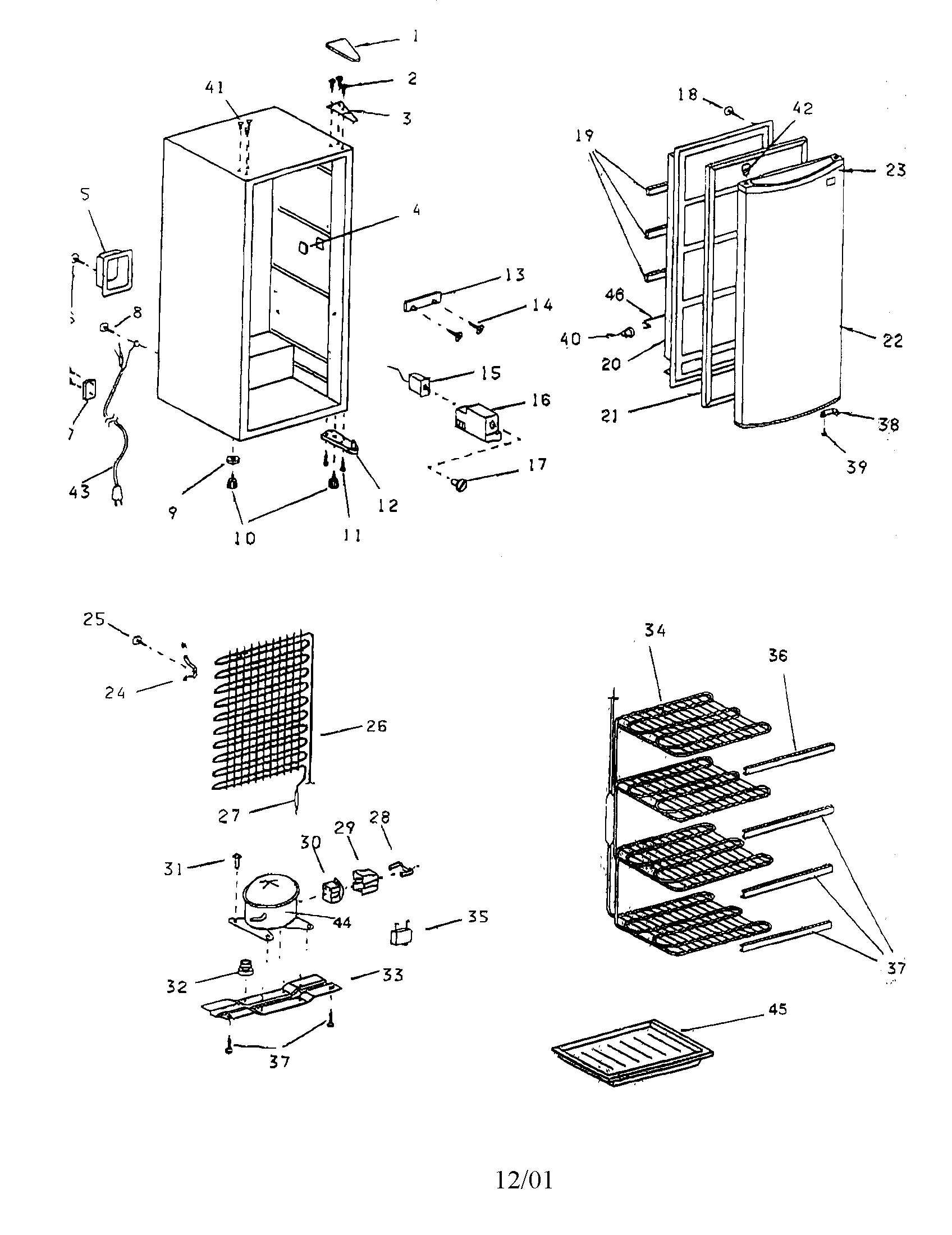 Compact refrigerator