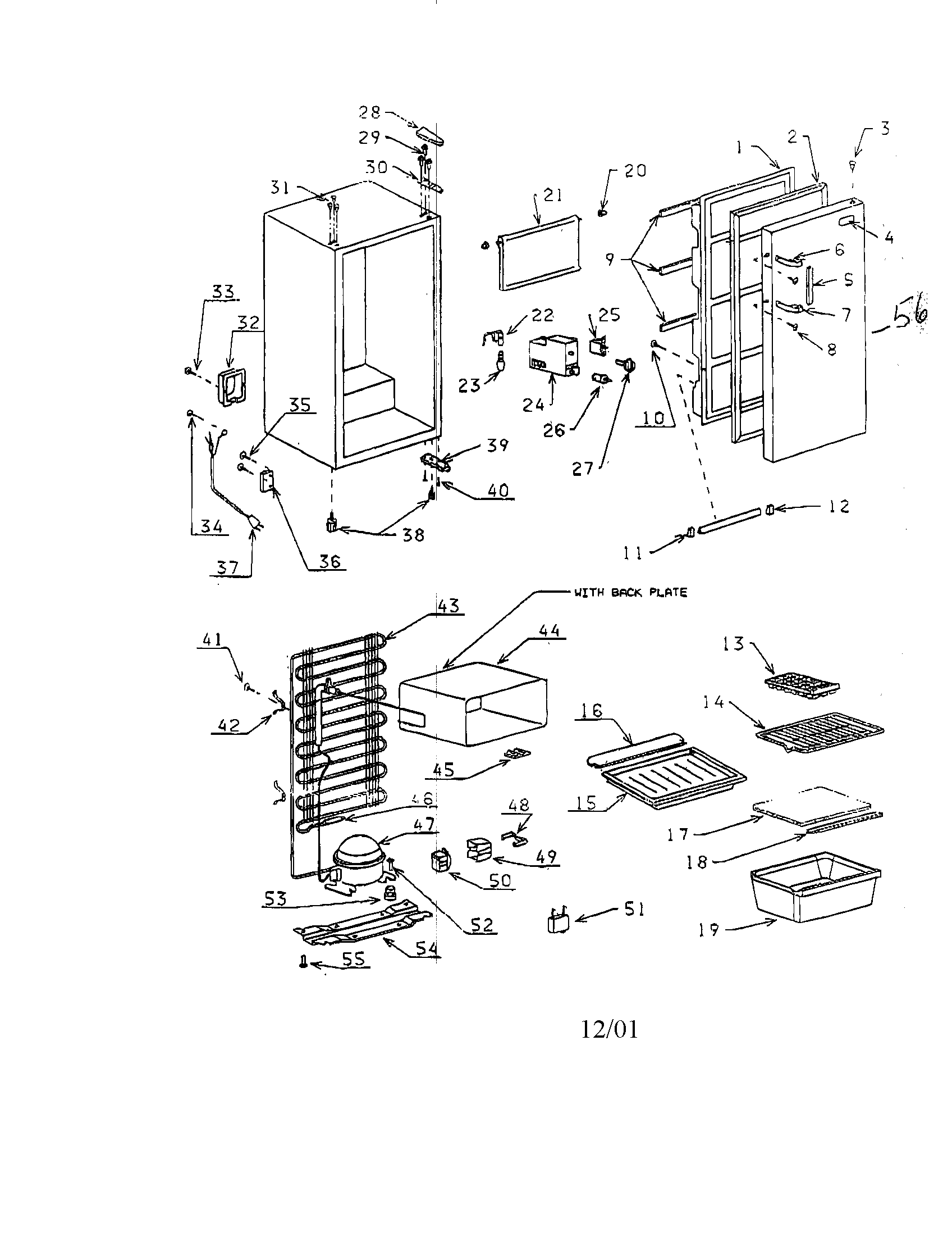Compact refrigerator