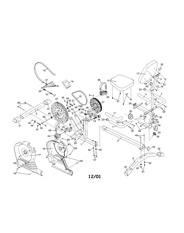Frame/seat/console base