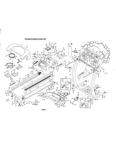 Frame/console/motor