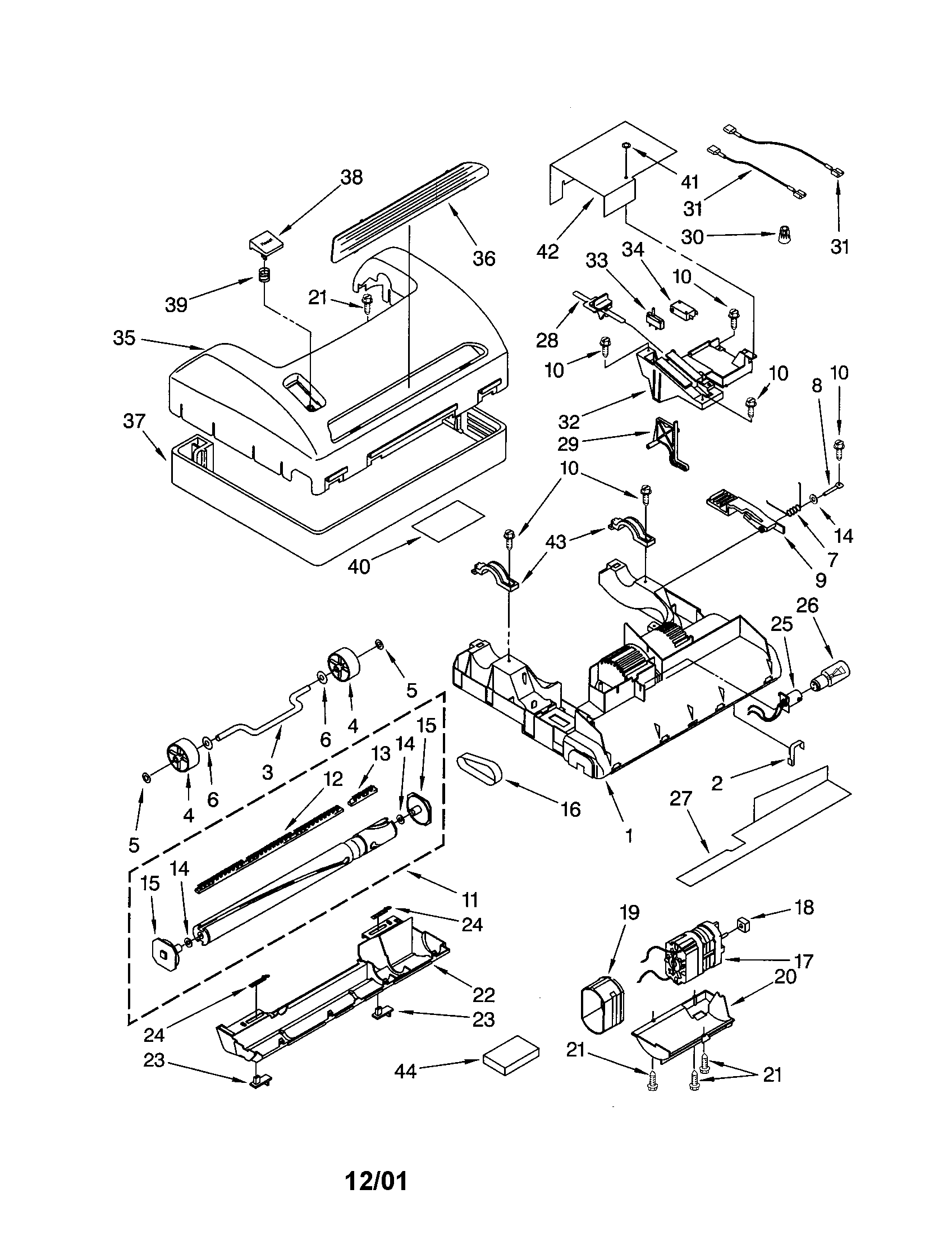 Nozzle and motor