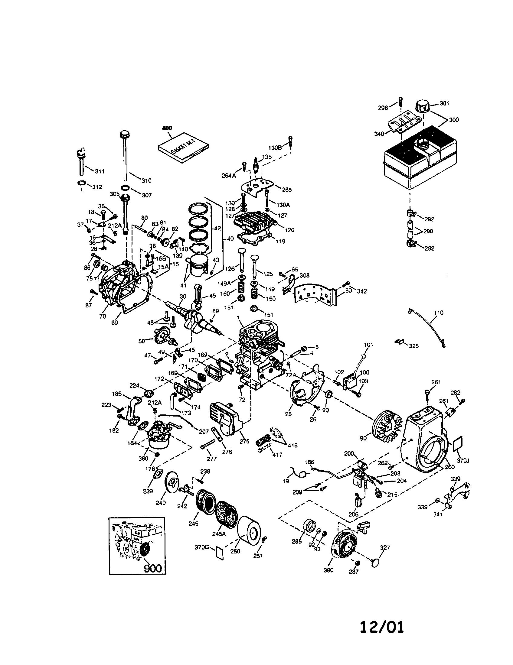 4-cycle engine