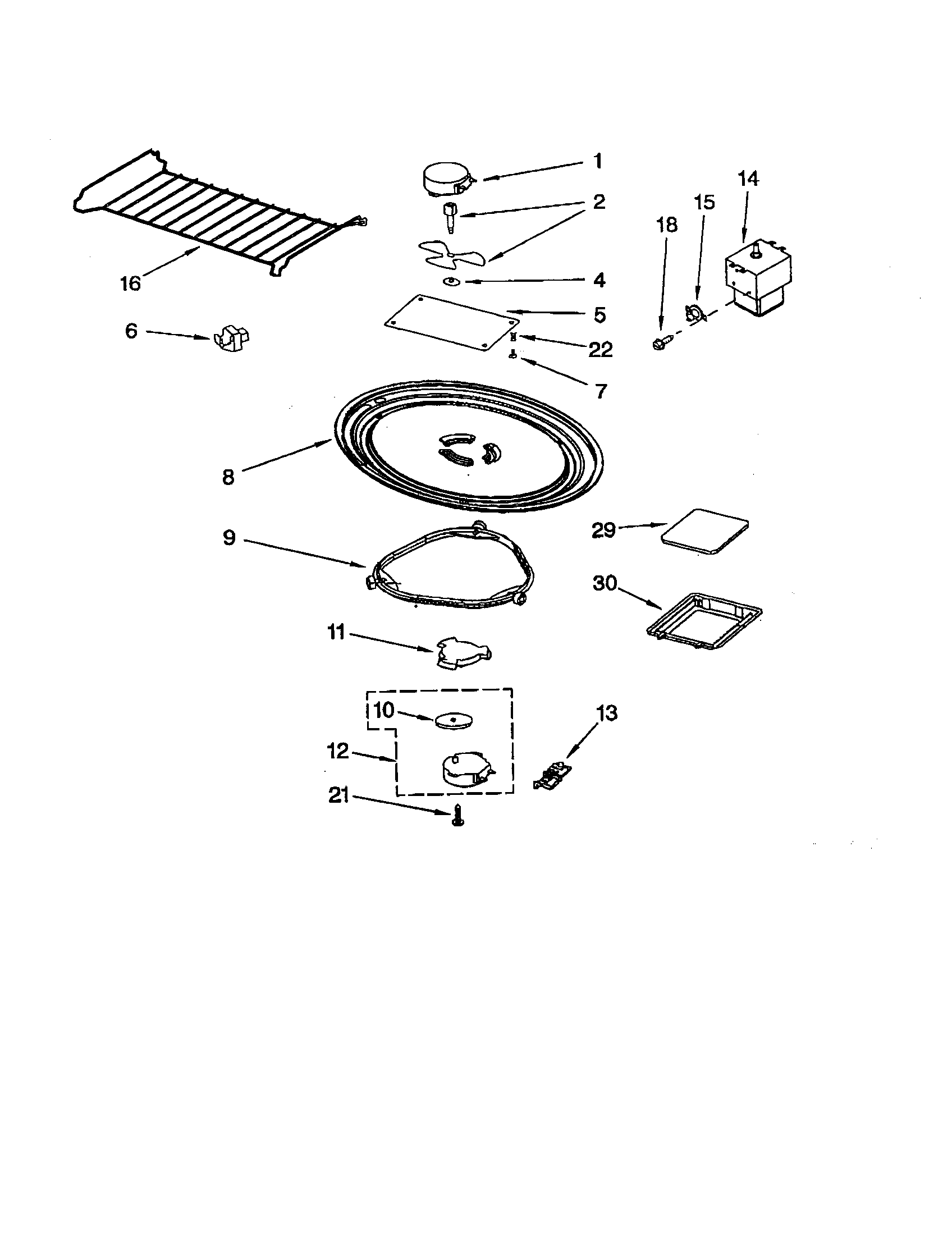 Magnetron and turntable