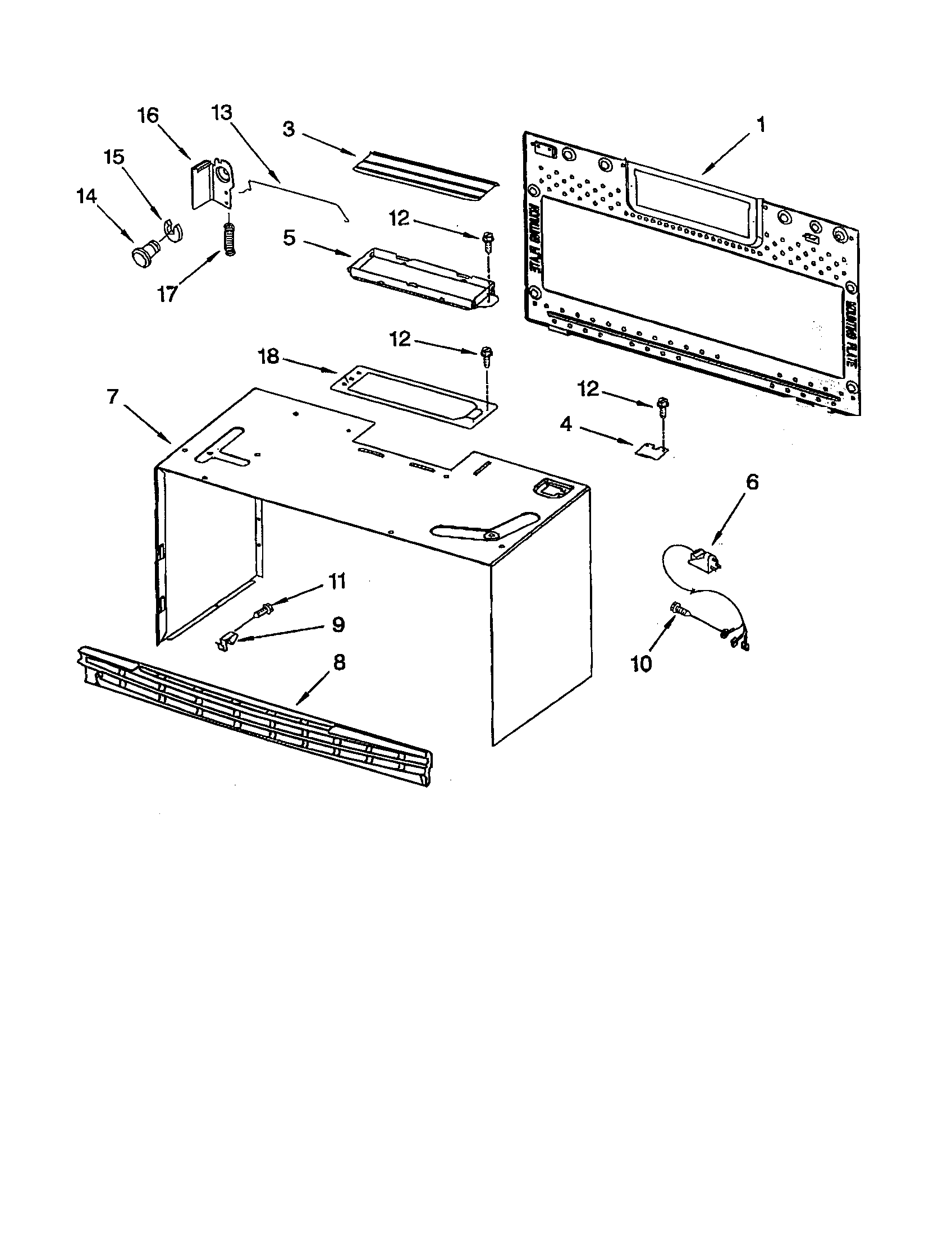 Cabinet and installation