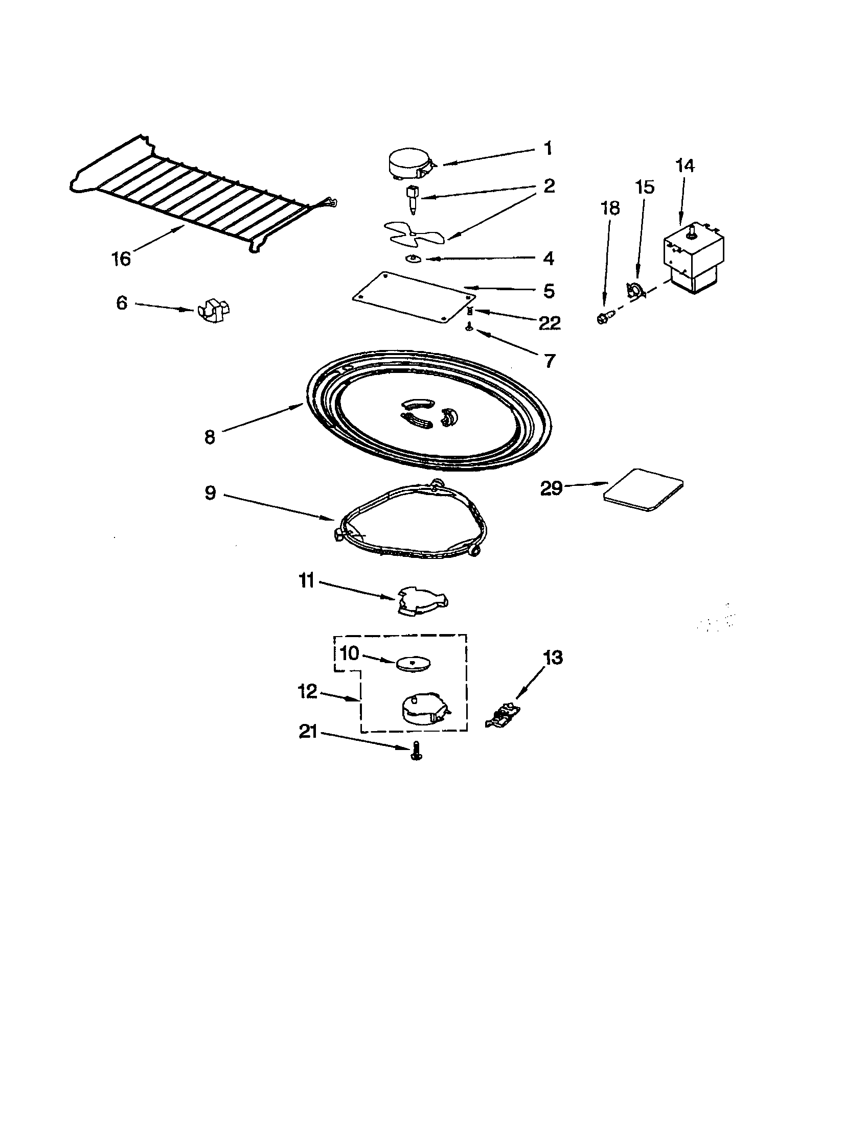 Magnetron and turntable