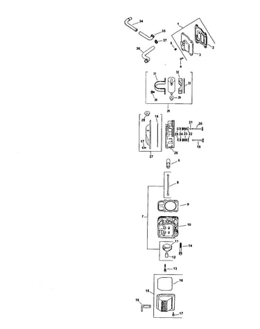 Cylinder head valve and breather