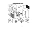 Kenmore 58051450100 outer case and control diagram