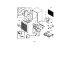 Kenmore 58052650100 outer case and control diagram