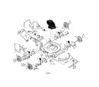 Craftsman 917387990 rotary lawn mower diagram