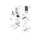 Amana DRS246RBW-PDRS246RBW0 evap. assembly, drier and rollers diagram