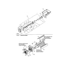 Amana DRS246RBW-PDRS246RBW0 ice bucket/auger diagram