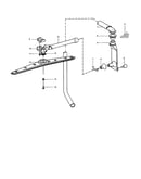 Upper wash/rinse unit