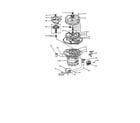 InSinkErator CL2000-5 wash and disposer/drain pump unit diagram