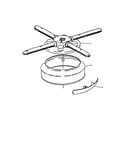 Lower washer arm and strainer