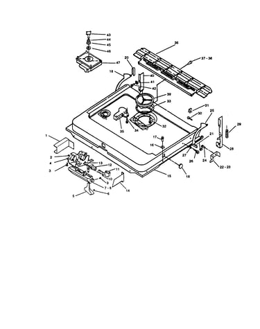 Door and latch unit