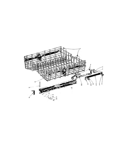 Upper rack and track (cl700r)