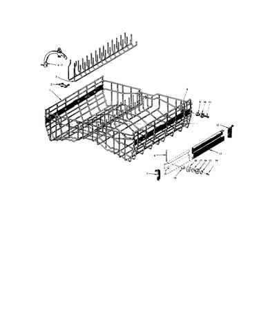 Upper rack and track i (cl700)