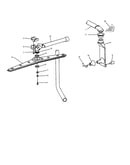 Upper wash/rinse unit