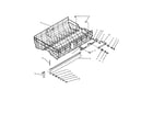 InSinkErator CL700-4 upper rack and track diagram