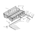 Upper rack and track