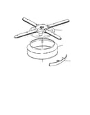 Lower wash arm and strainer