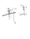 Upper wash/rinse unit