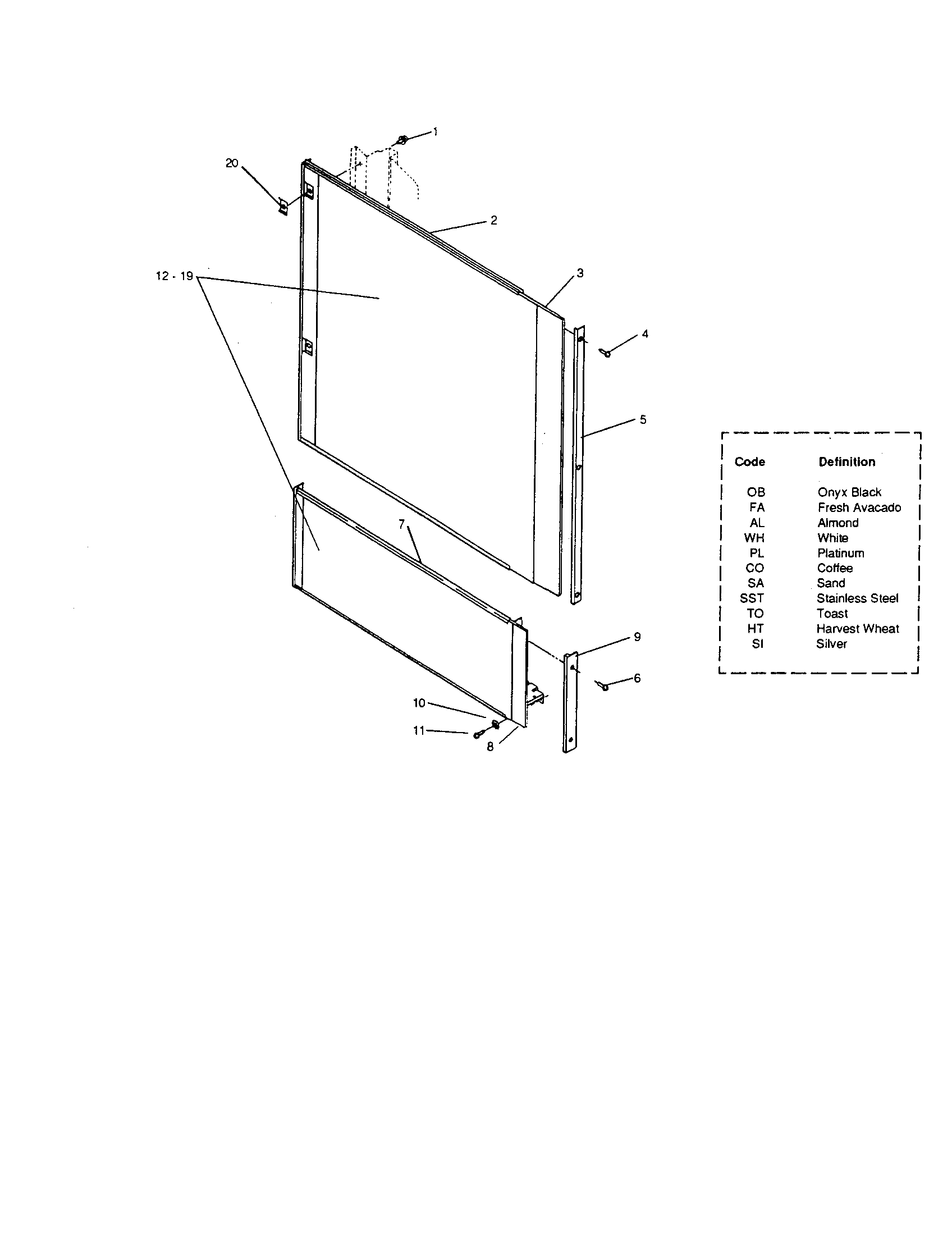 Front panel