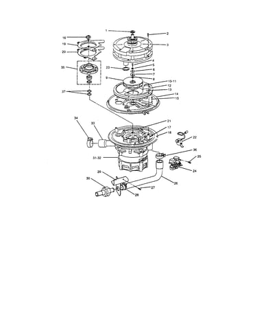 Wash and disposer/drain pump