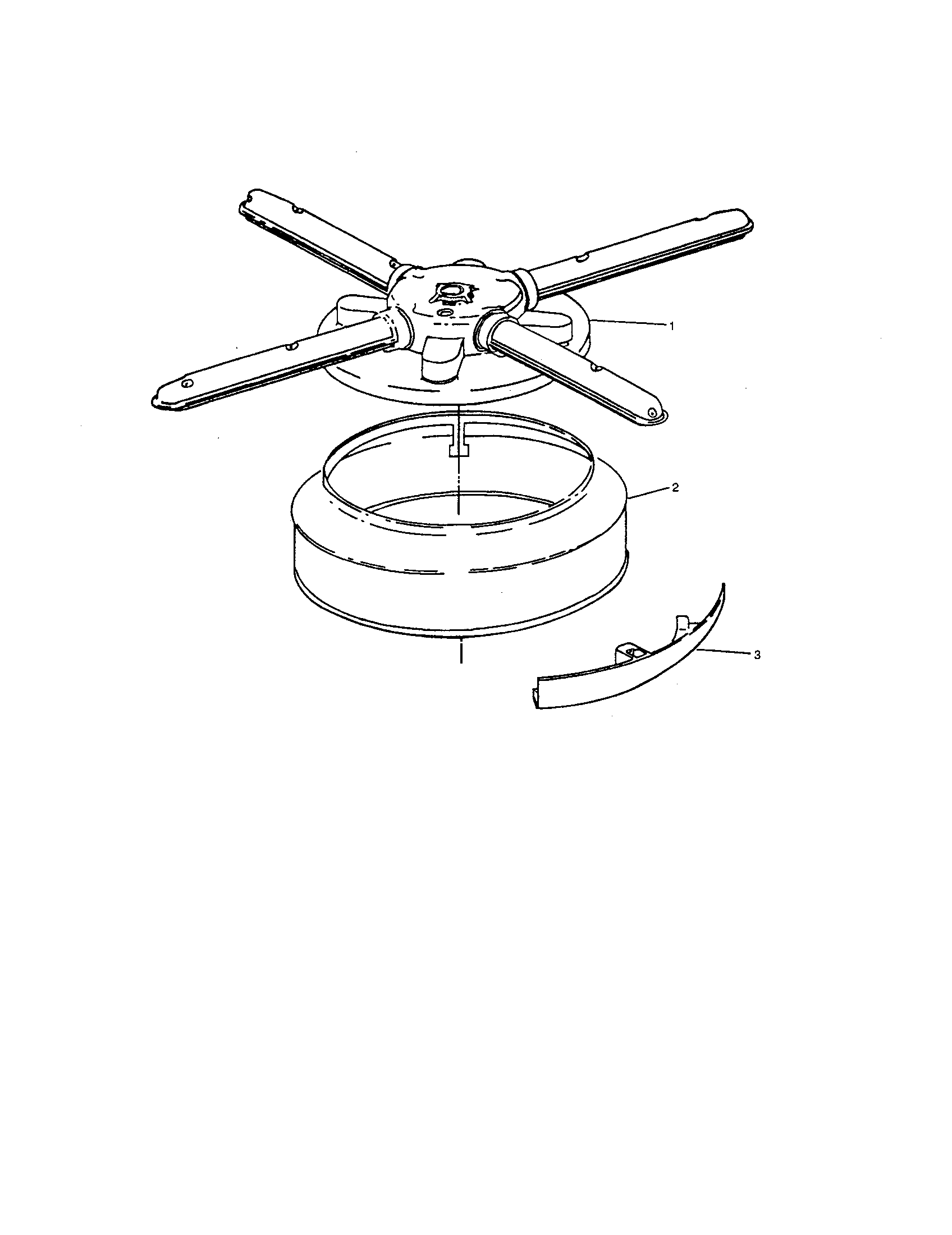 Lower wash arm and strainer