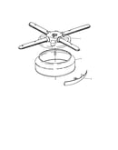 Lower wash arm and strainer