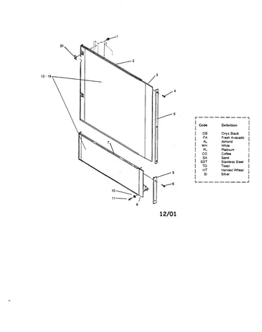 Front panel unit