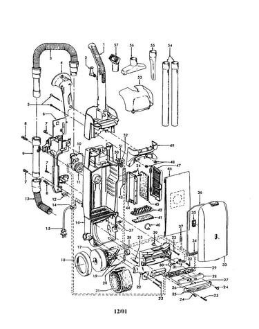 Handle/hose/motor