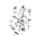 Craftsman 143005004 4-cycle engine diagram