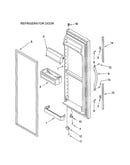 Refrigerator door