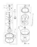 Agiator, basket and tub