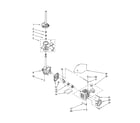 Kenmore 11023922200 brake/clutch/gearcase/motor/pump diagram