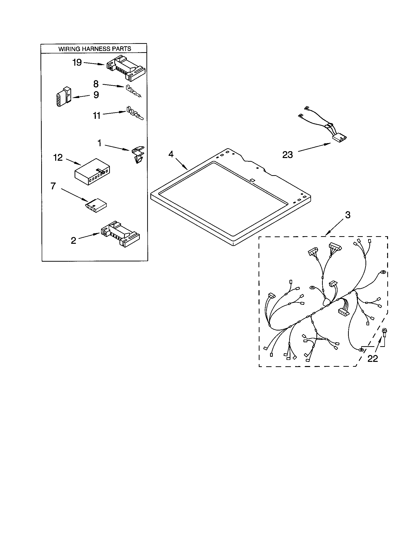 Dryer top